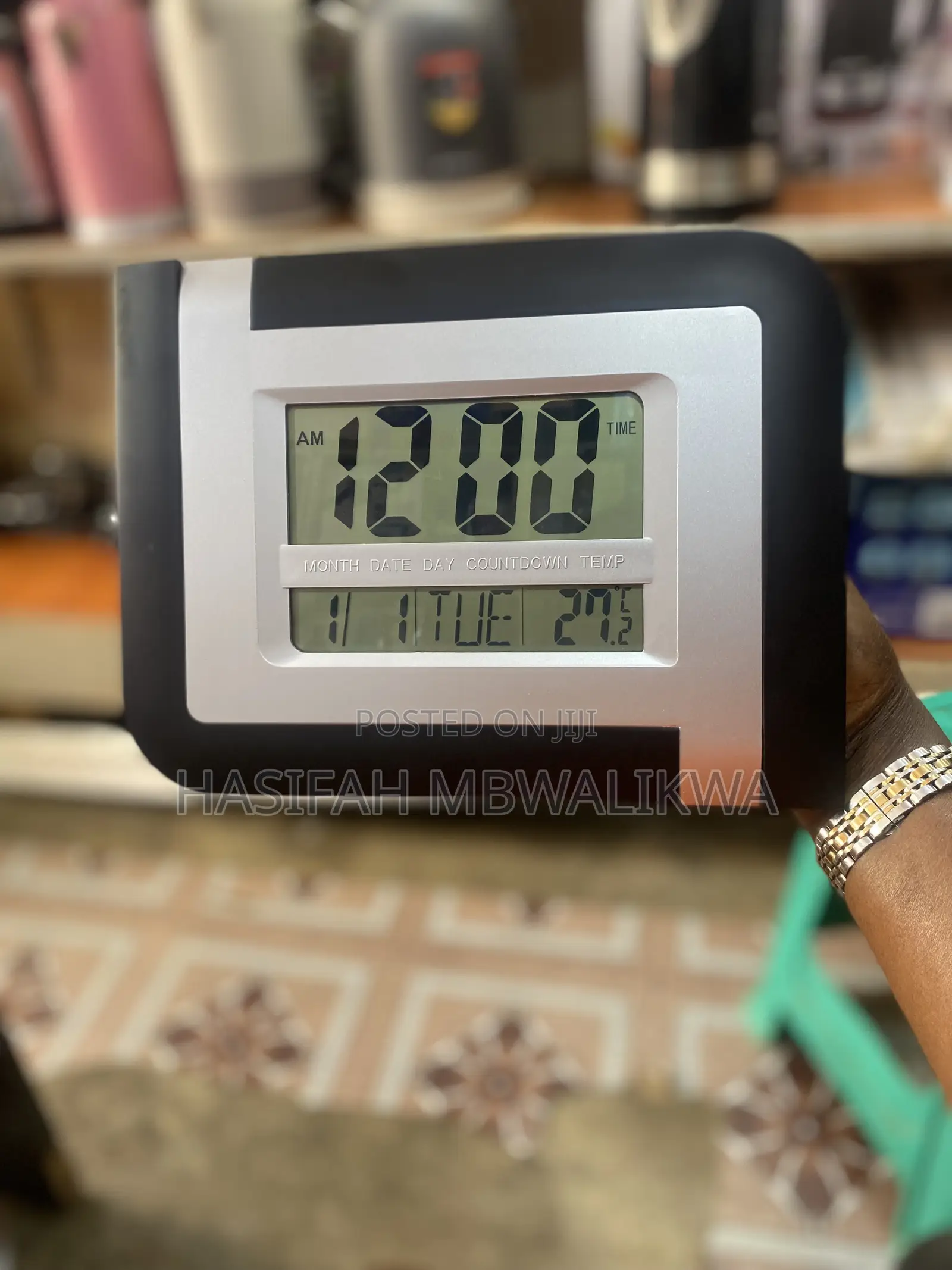 Large Digital Wall Clock