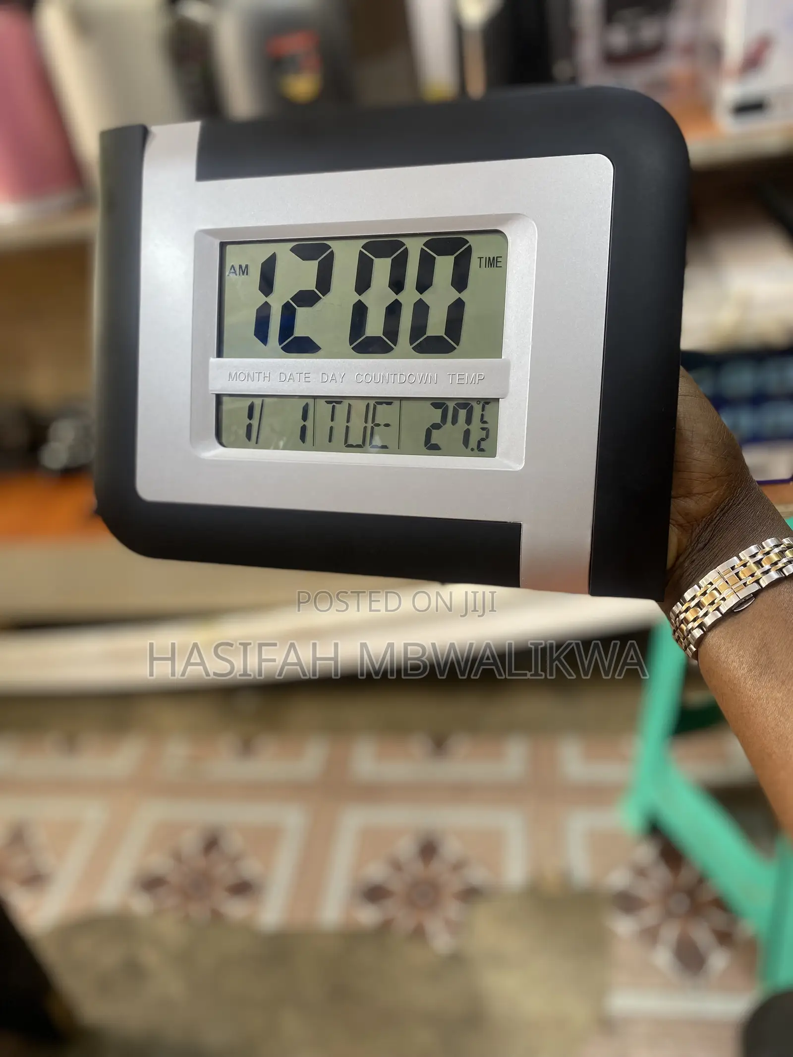 Large Digital Wall Clock