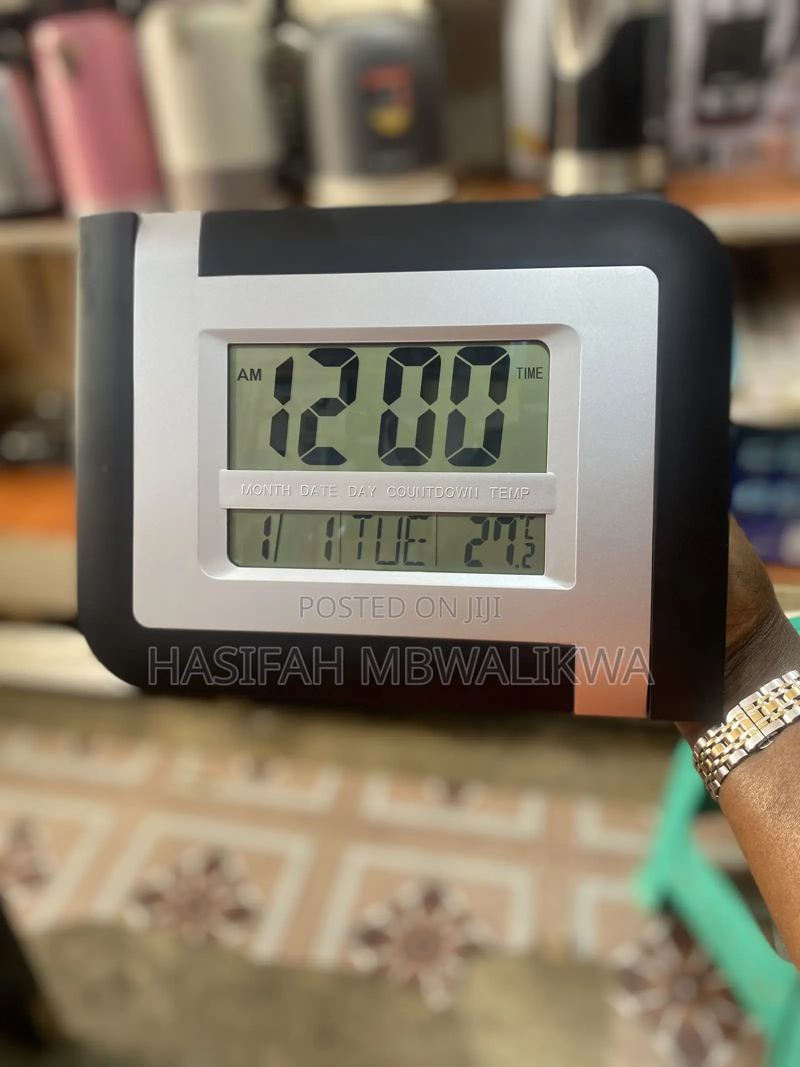 Large Digital Wall Clock
