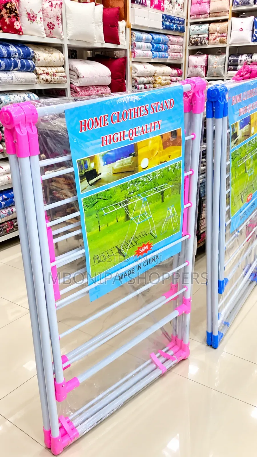 Foldable Home Clothes Drying Stand – 36M