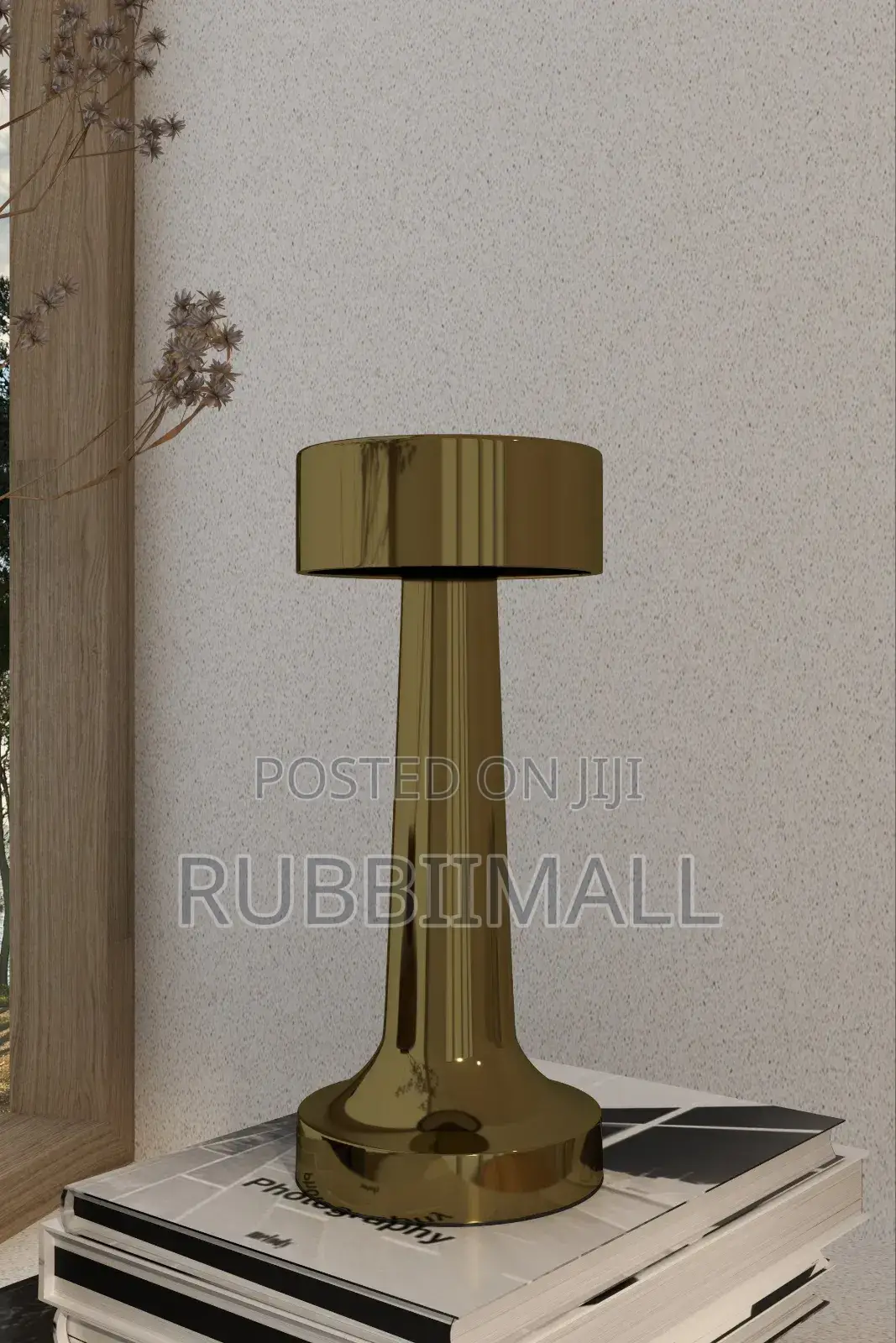 Flat-Head Cordless Rechargeable LED Table Lamp