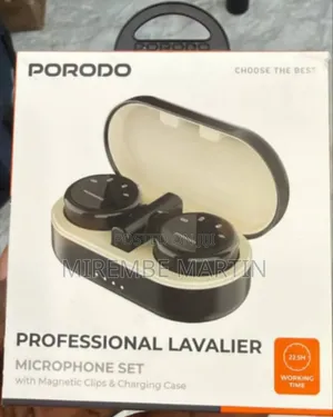 Porodo Professional Lavalier Microphone Set