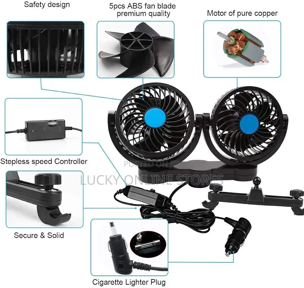 Catpower Electric Car Fans