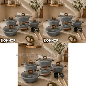 Donnor 15-Piece Non-Stick Granite Cookware Set