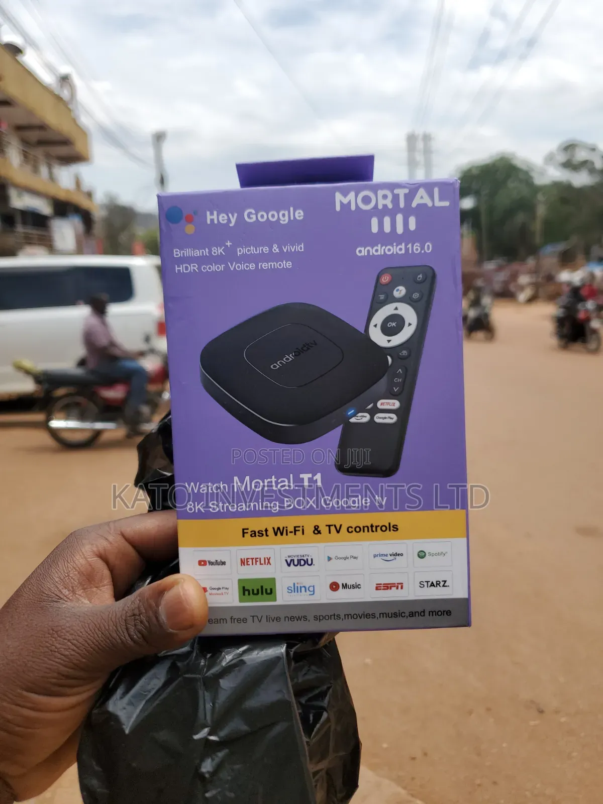 Mortal T1 Android TV Box, an 8K Streaming Device