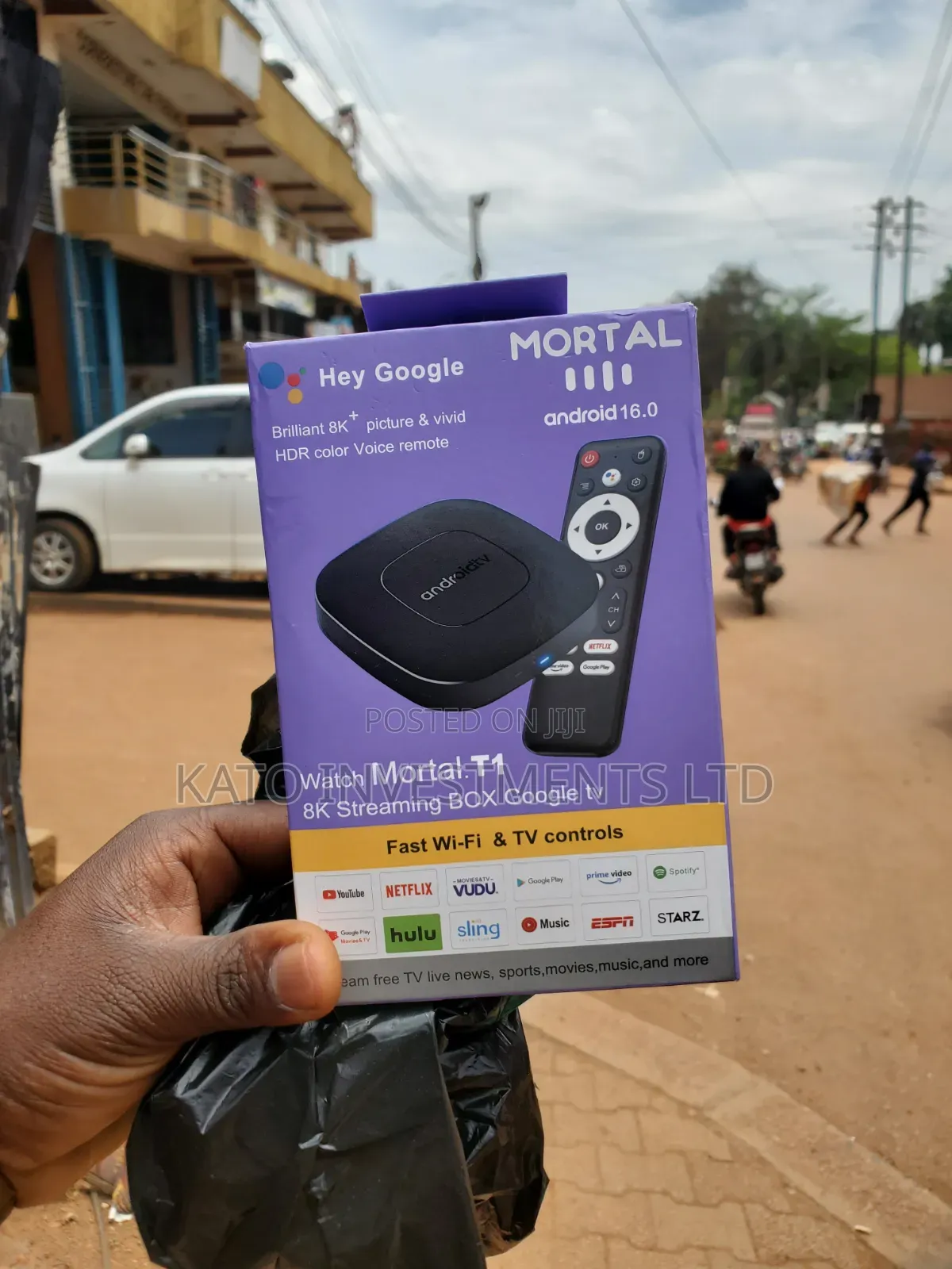 Mortal T1 Android TV Box, an 8K Streaming Device