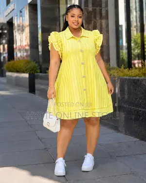 Elegant Sleeveless Button-Front Short Dress – Stylish & Comfortable 