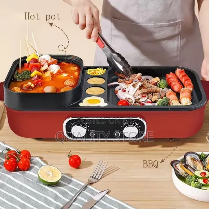 Hoffmans Combined Hot Pot and Grill