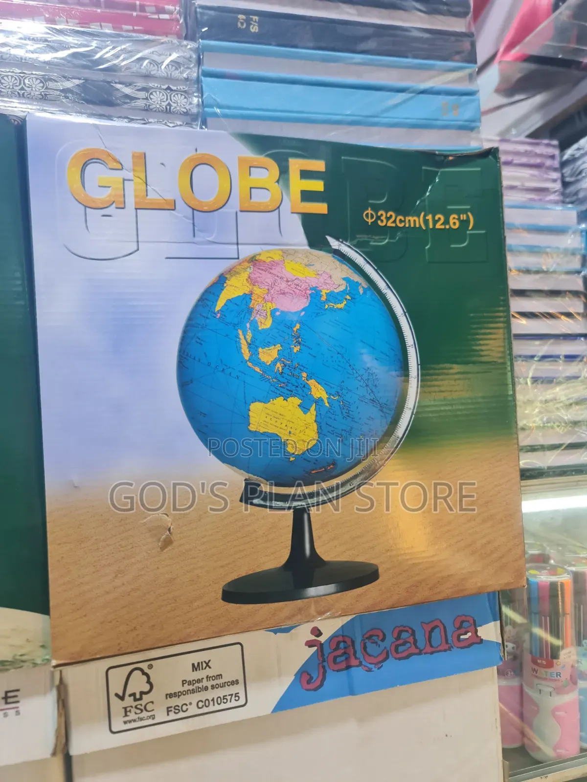 32cm World Globe Plastic World Globe