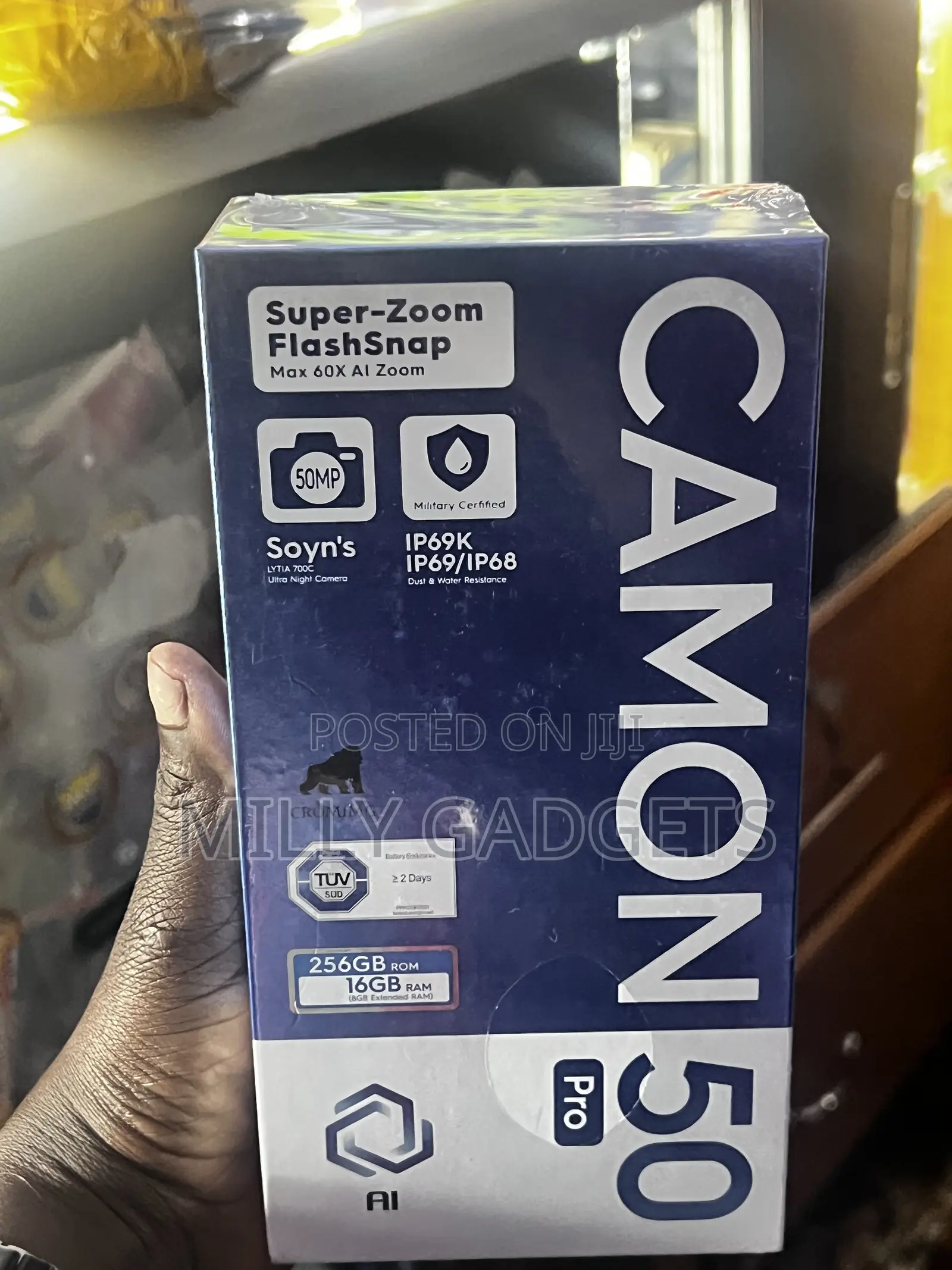 New Tecno Camon 50 Pro 256 GB Black