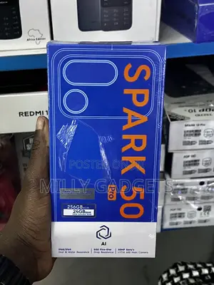 New Tecno Spark 50 Pro 256 GB Black