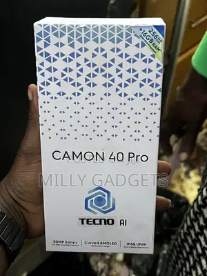 New Tecno Camon 40 Pro 5G 256 GB Black
