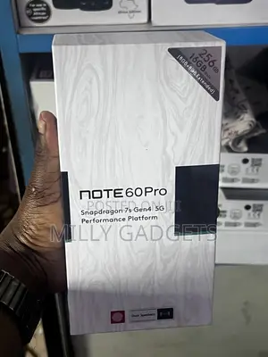 New Infinix Note 60 Pro 256 GB Black