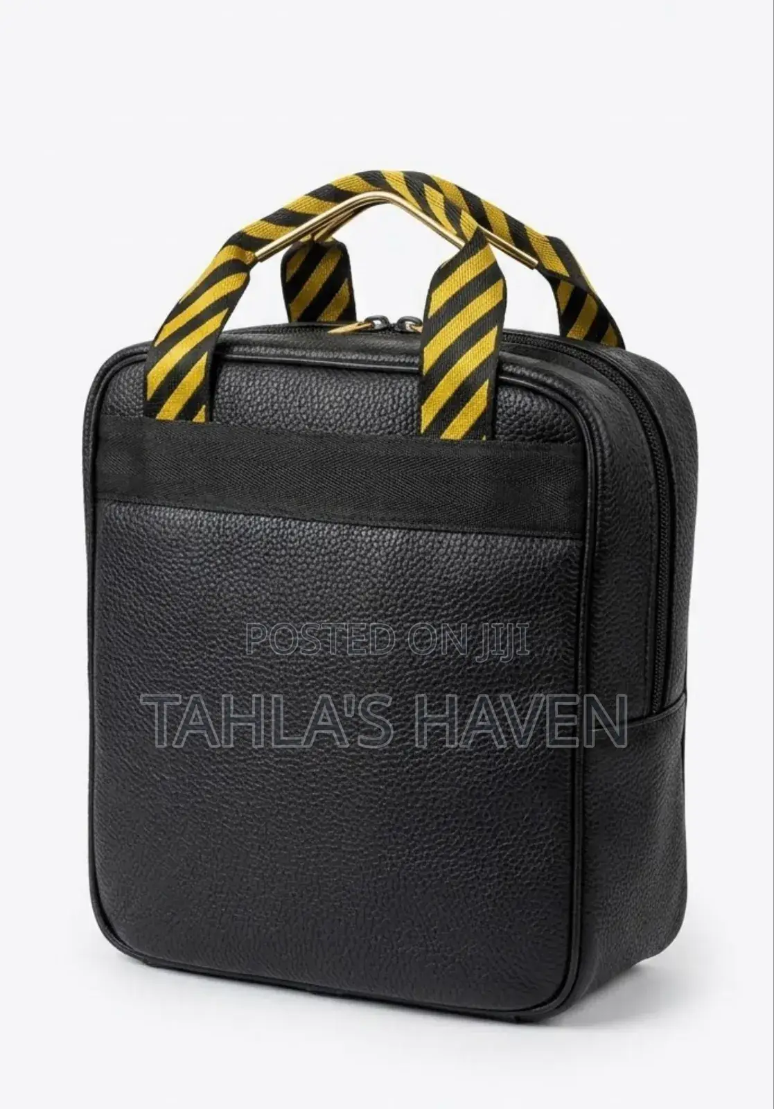 Black Leather Hand Bag