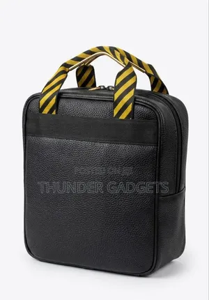 Black Leather Hand Bag