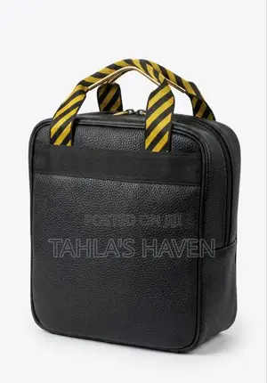 Black Leather Hand Bag