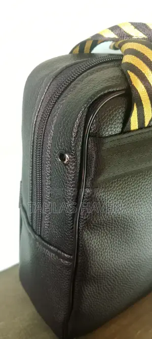 Black Leather Hand Bag