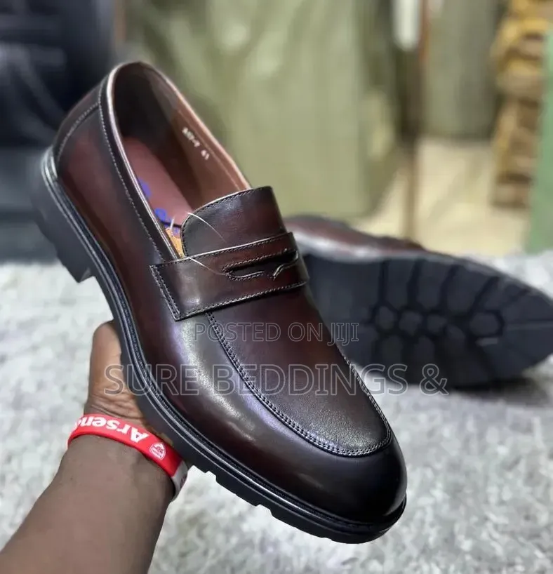 Dark Brown Leather Loafer