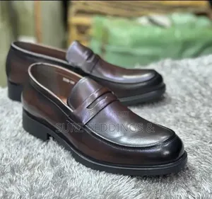 Dark Brown Leather Loafer