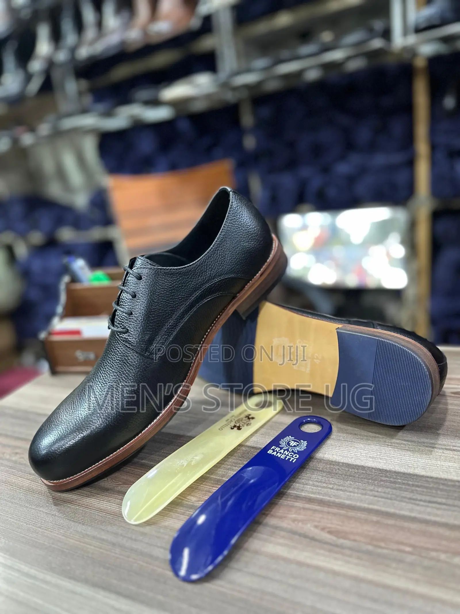 Clarks Wooden Sole Plain Loafers