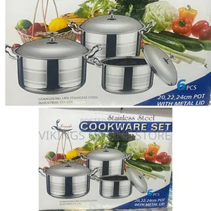 Jingyifa 6-Piece Stainless Steel Cookware Set