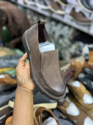 Clarks Casual Leather Slip in Shoes