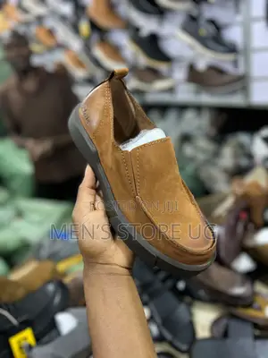 Clarks Casual Leather Slip in Shoes