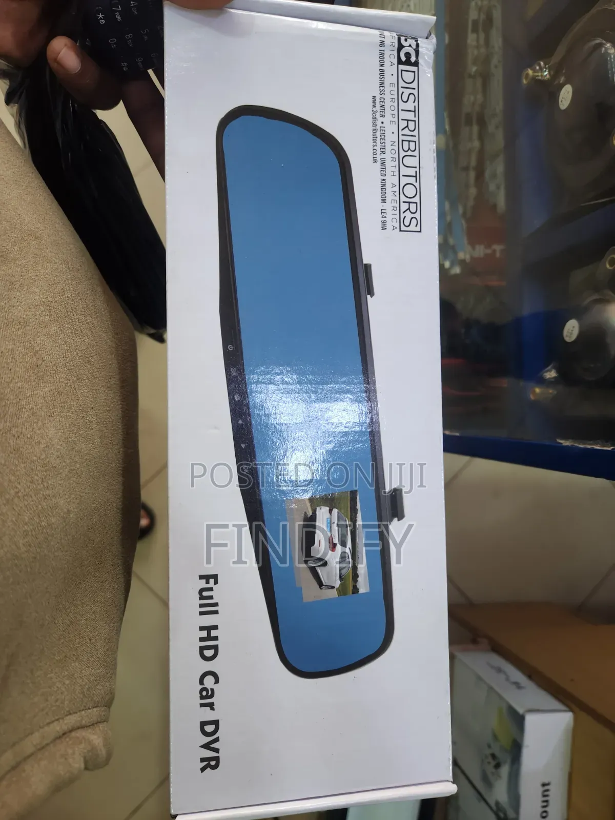 Vehicle Blackbox DVR Full HD. Front/Rear View Camera Full Color