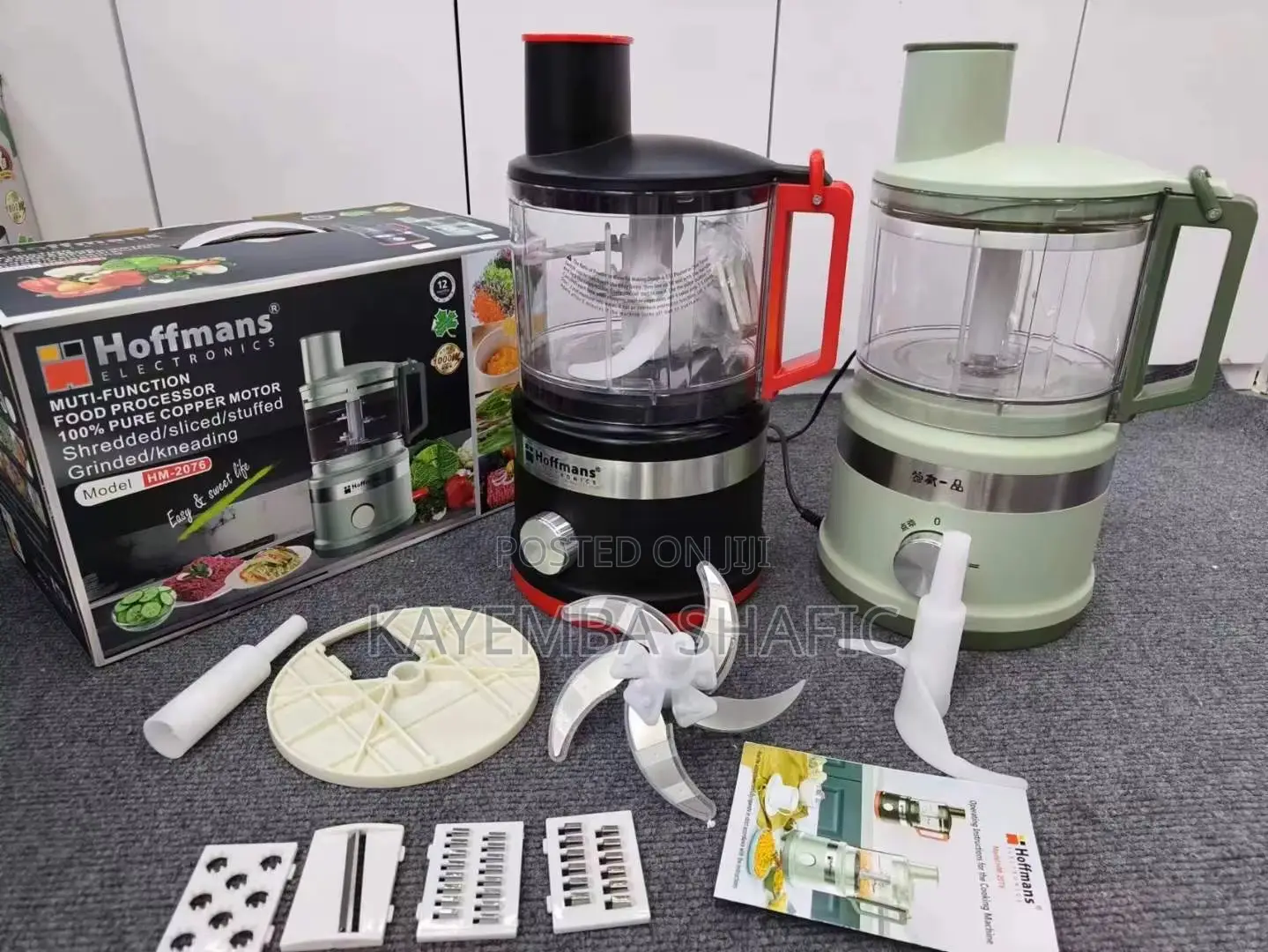 Hoffmans Multi-Function Food Processor 1000W HM-2076 - Brand New