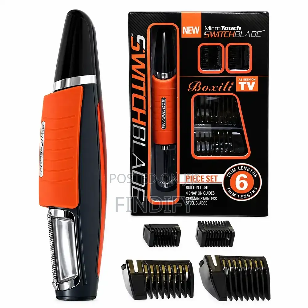 Multi-Functional Men's Double Head Shaver Battery Nose Hair Trimmer