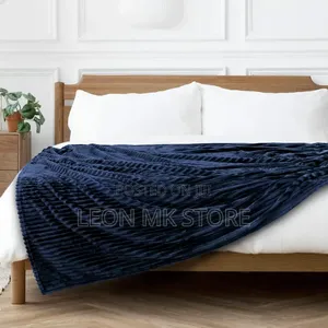 Soft Touch Navy Throw Blankets