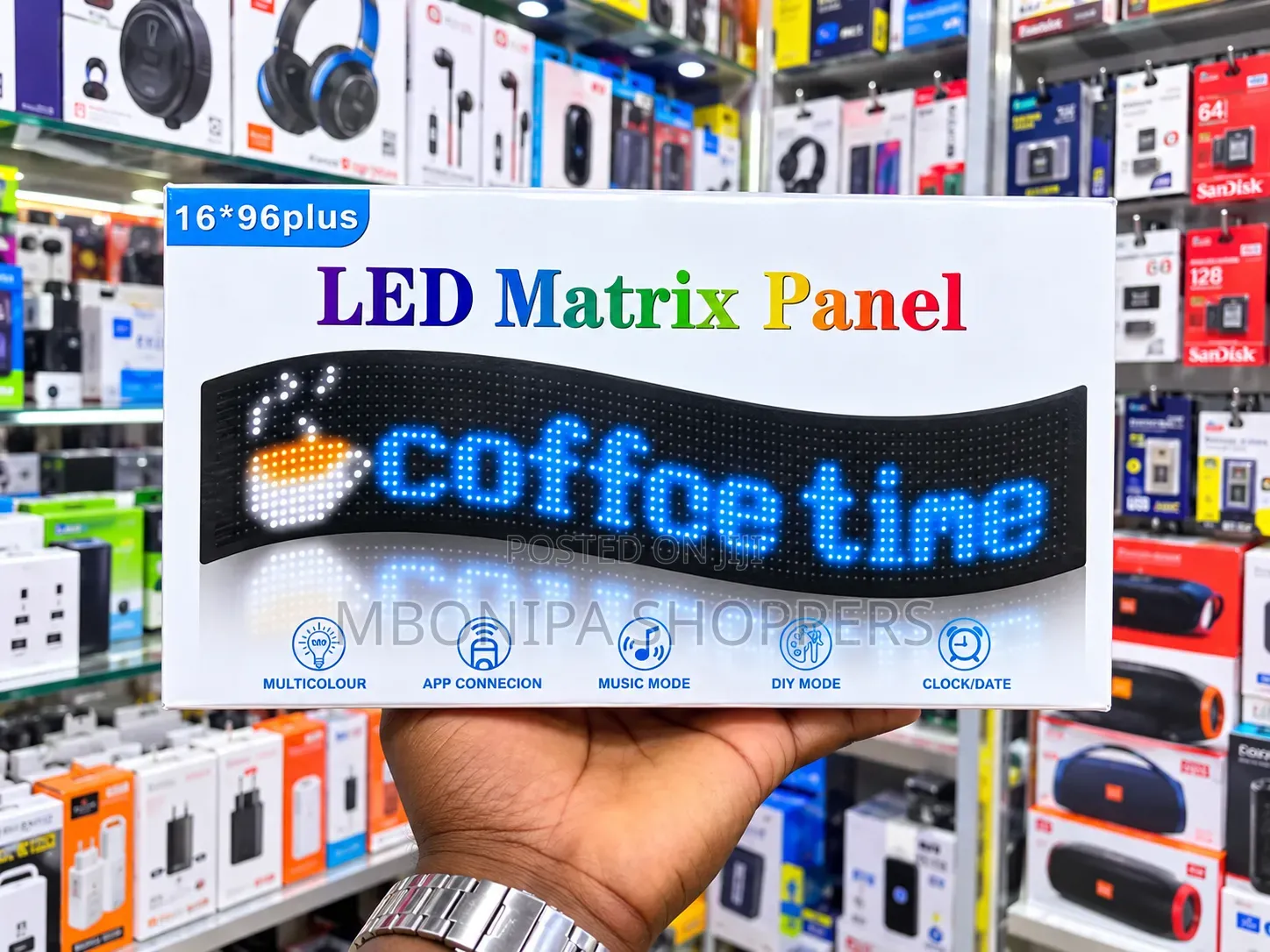 16×96 Plus LED Matrix Panel – Multicolour Smart Programmable Display