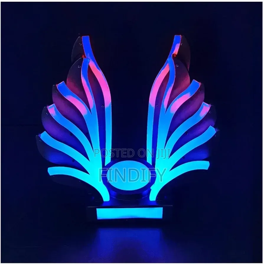 Luminous Wine Bottle Display Stand Champagne Gun LED Bottle Presenter
