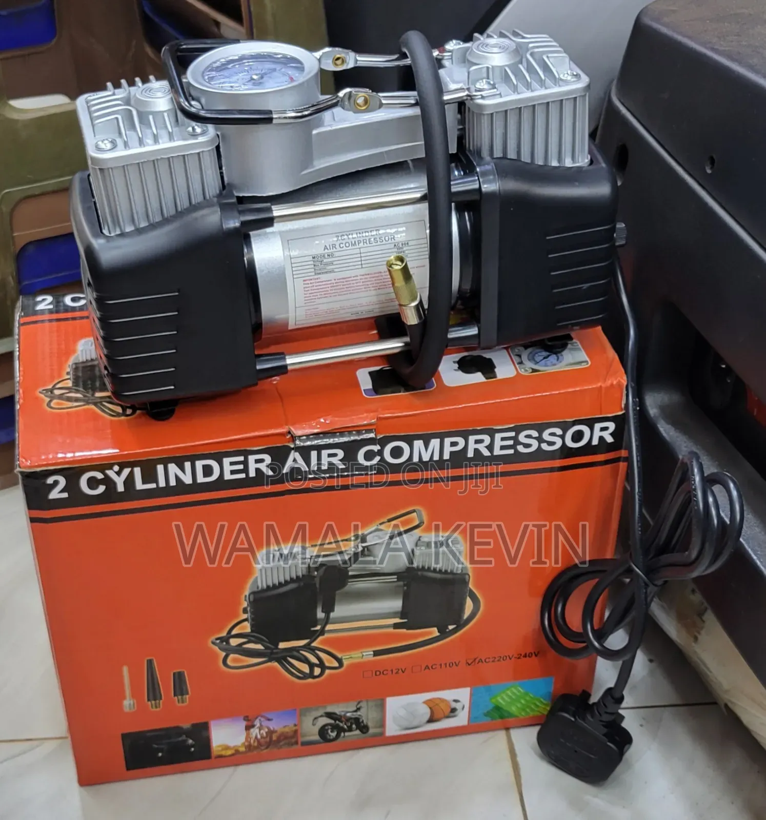 Heavy-Duty 2 Cylinder Air Compressor