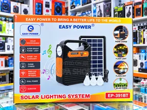 Easy Power Solar Rechargeable Lighting System With Bluetooth Speaker