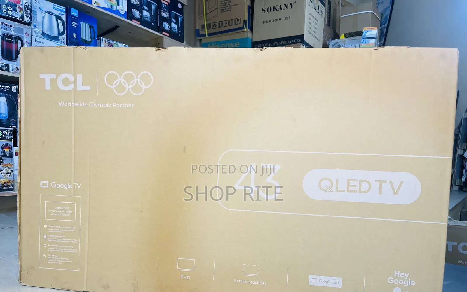 TCL 43 Inches Qled Ai Processor Smart TVS