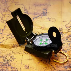 Military-Style Lensatic Marching Navigation, Surveying Compass