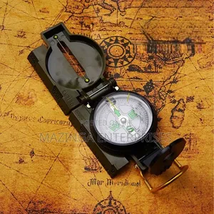 Military-Style Lensatic Marching Navigation, Surveying Compass