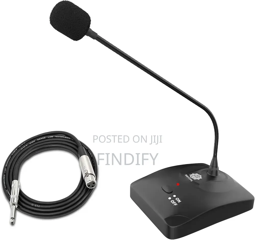 Condenser Gooseneck Microphone 18" Podium Microphone
