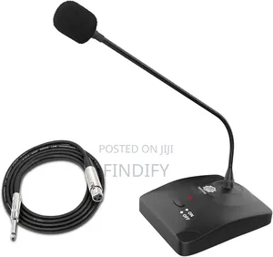 Condenser Gooseneck Microphone 18" Podium Microphone