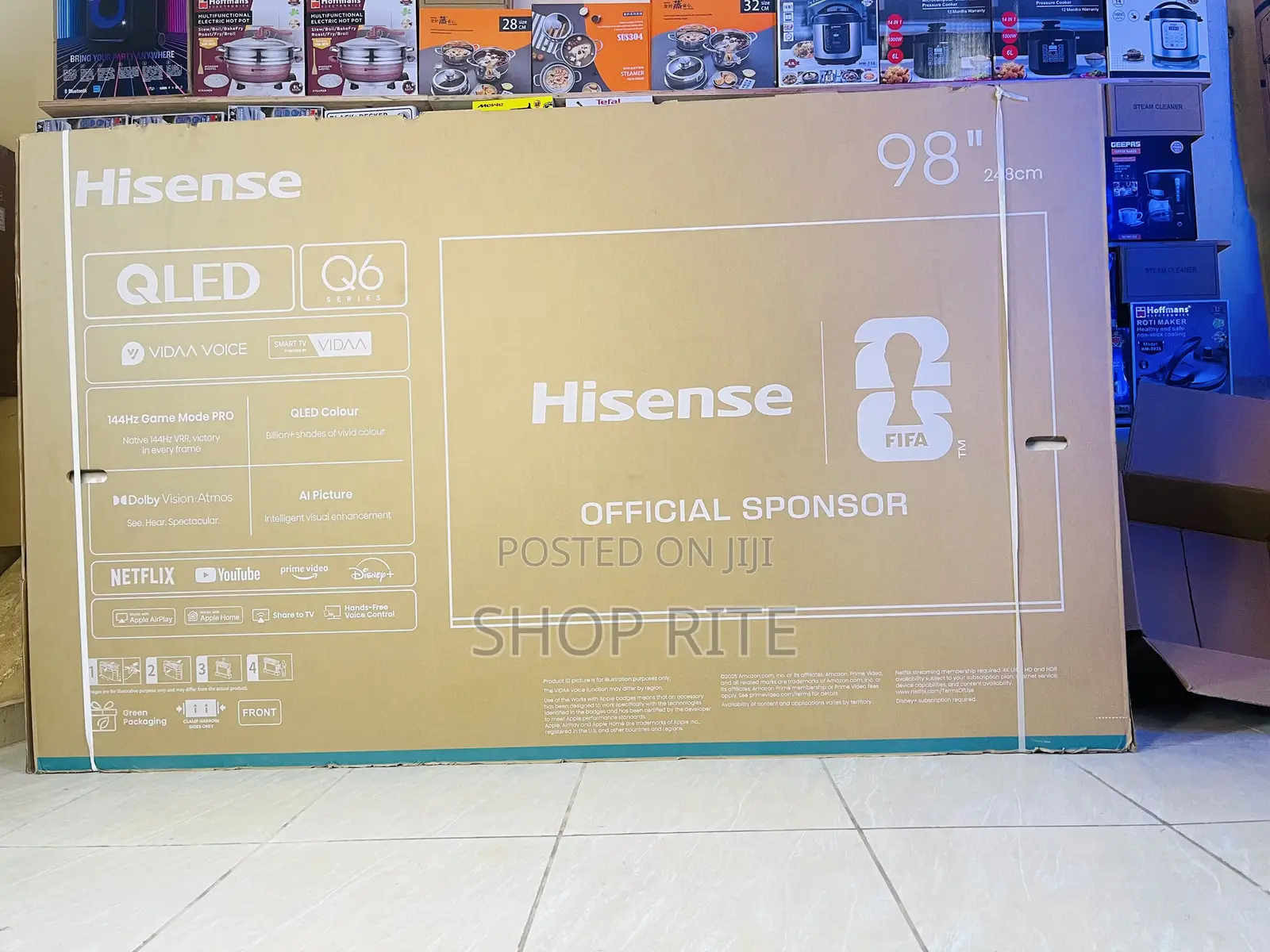 Hisense 98 Inches Qled Q6 Series Quntom Dot Color TV
