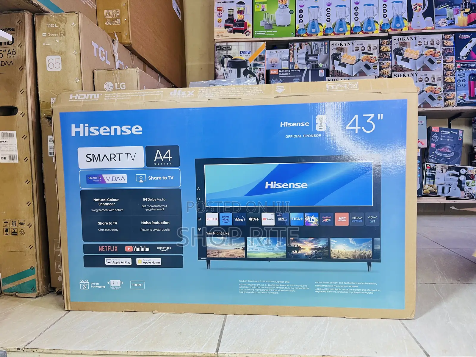 HISENSE 43 Inches Smart Vida A4 Series Smart TVs
