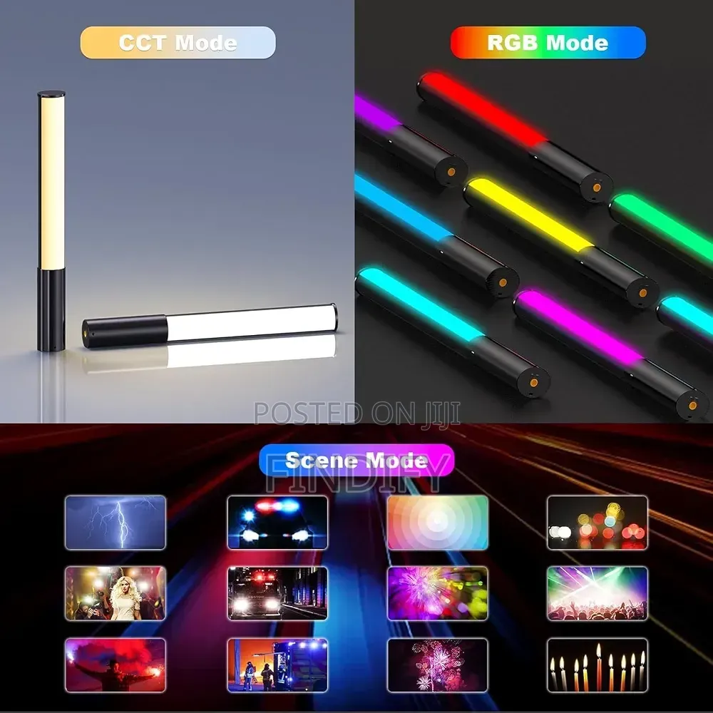 HOLD UP RGB LED Light Stick Portable Handheld RGB LED Light Wand