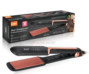 New 5 Adjustable Temp Extra-Wide PTC Flat Iron