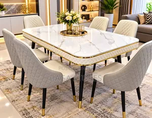 Multi Colored White Marble Dinning