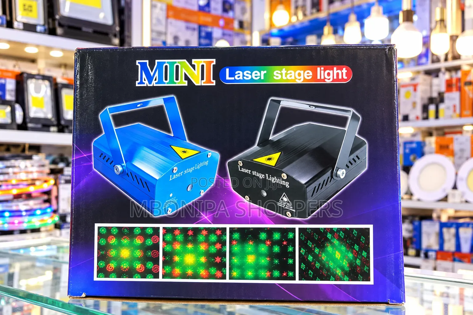 Mini Laser Stage Light – RGB Party & Event Lighting Projector