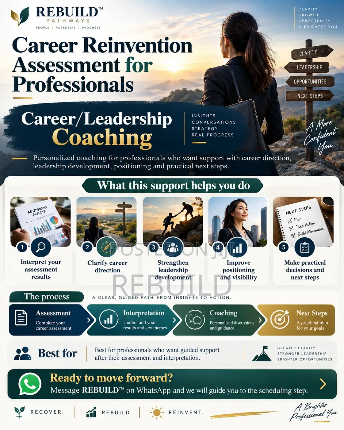 Career Reinvention Assessment for Professionals