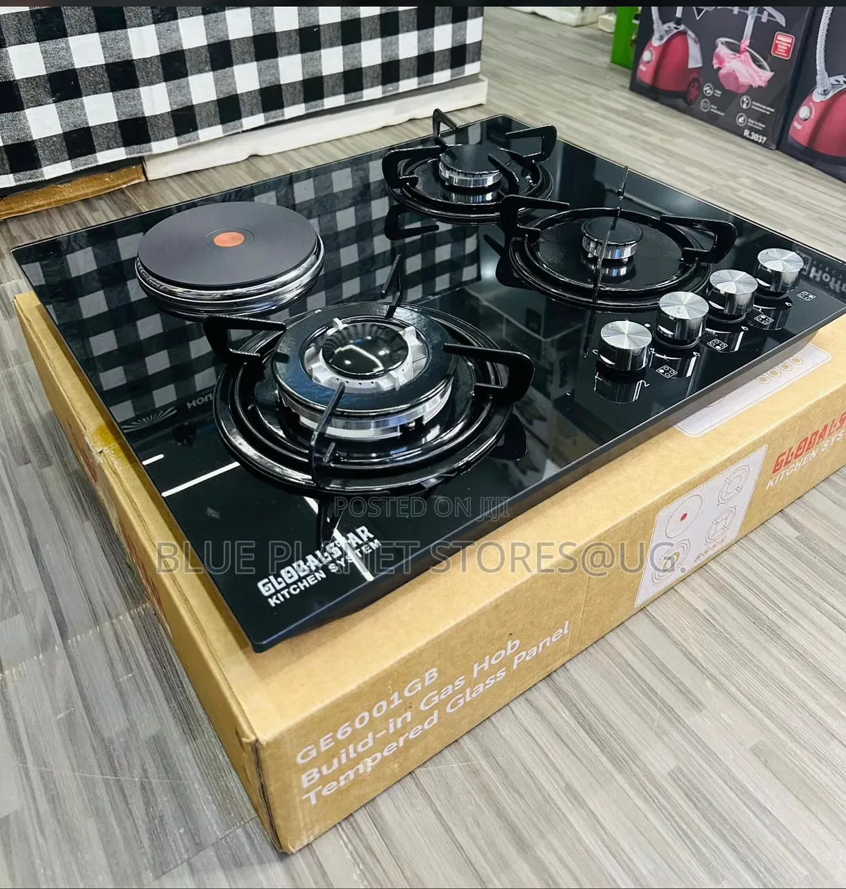 GLOBALSTAR 3 Gas + 1 Electric Built-in Hybrid Hobbs \\ GE6001GB
