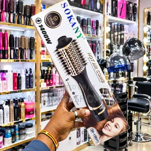 SOKANY 1400W Hot Air Brush Comb – Hair Dryer & Styling Brush