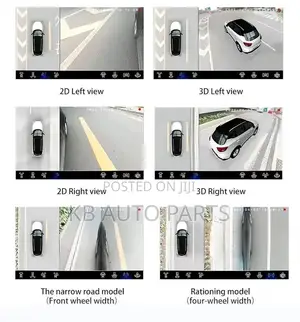 360 Car Camera 3d Night Vision Bird View System